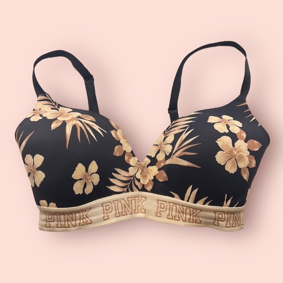 PINK Victoria's Secret Other - PINK Victoria’s Secret Floral Wireless Lightly Lined Bra